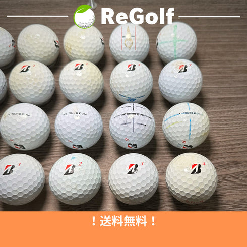 【中古】 【送料無料】 ロストボール ブリヂストン TOUR B X コーポレートカラー 2022年モデル 20球 ぉ試ランク リゴルフ